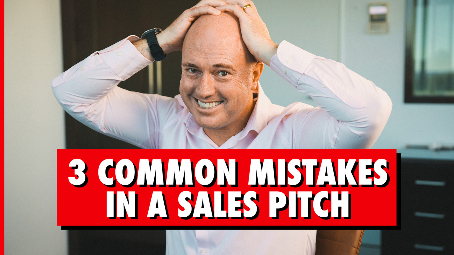 Trevor Ambrose Public Speaking Sales Training Sales Pitch Mistakes Thumbnail Blog