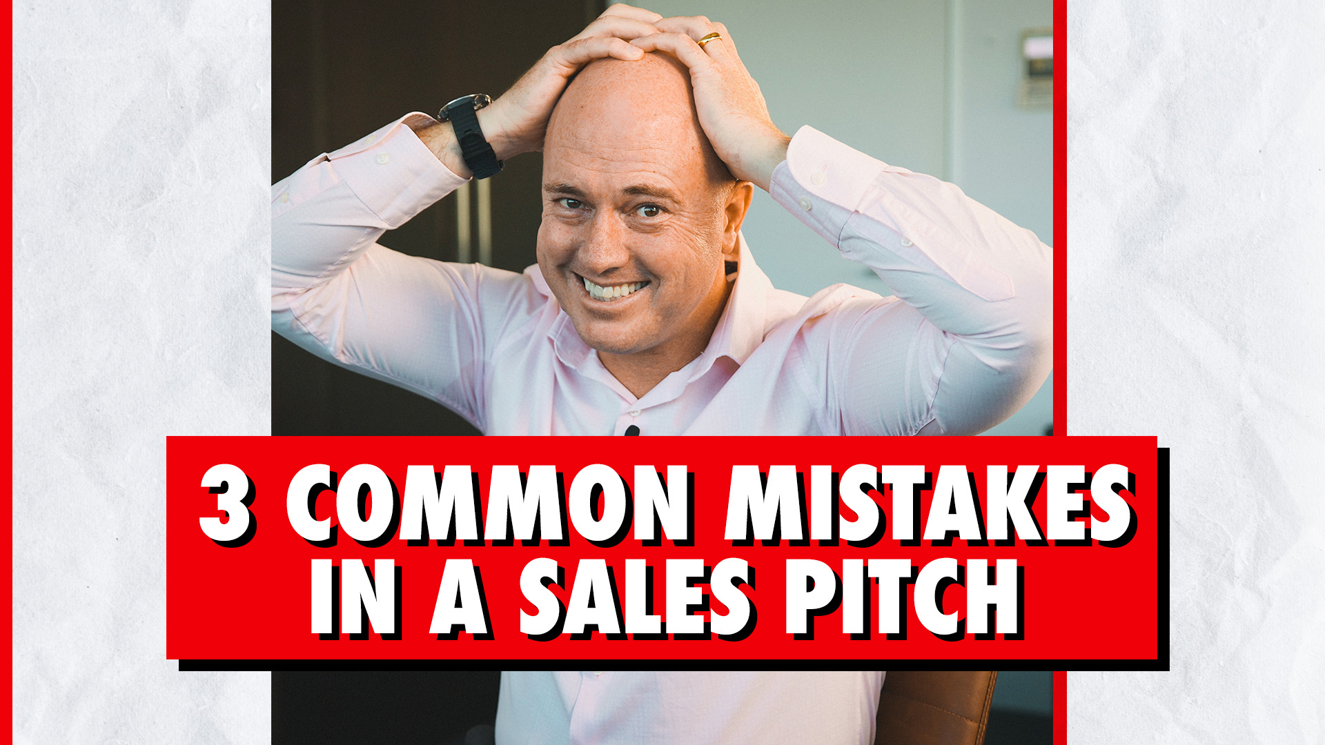 Trevor Ambrose Public Speaking Sales Training Sales Pitch Mistakes Thumbnail