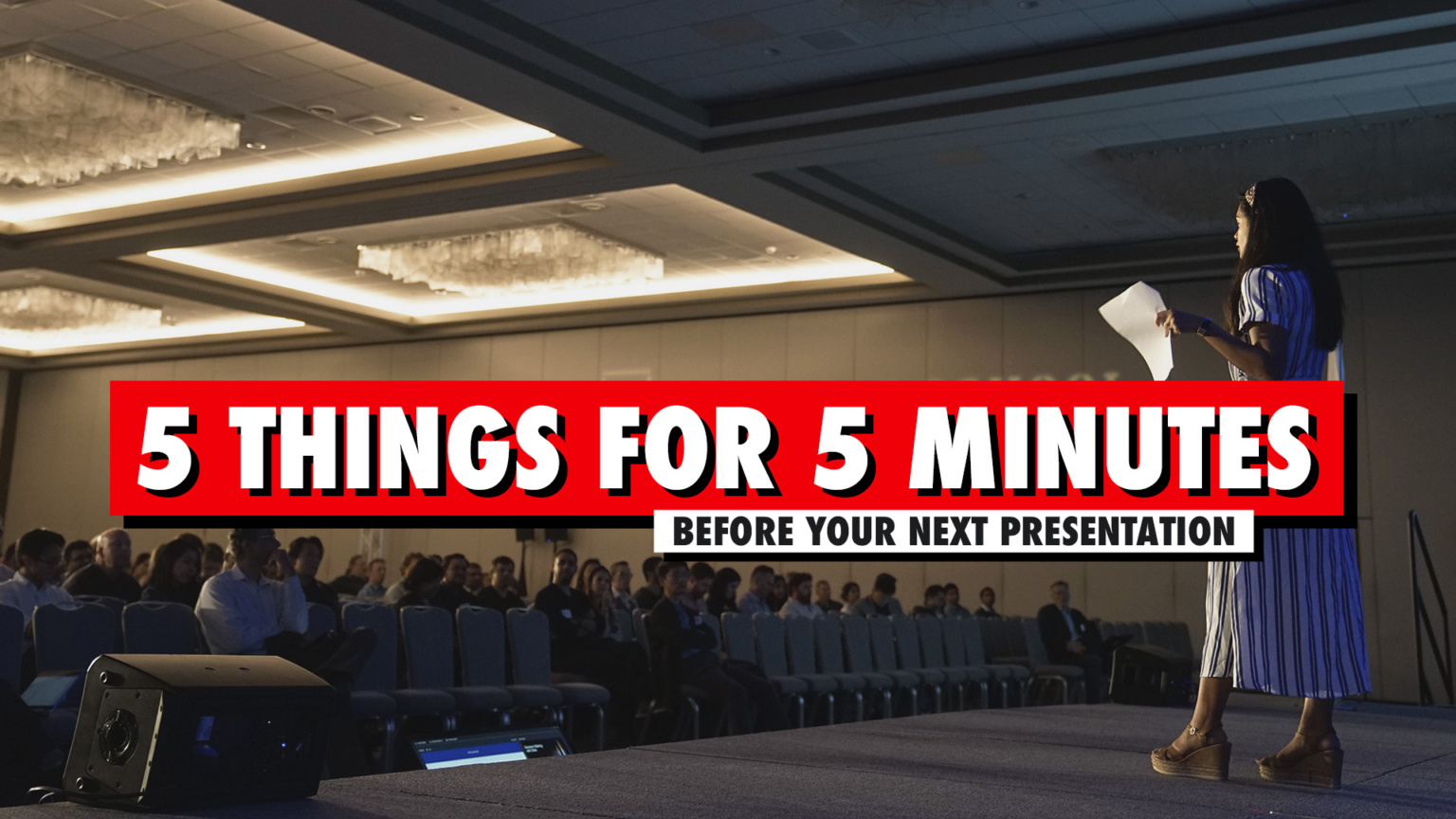 Trevor Ambrose Public Speaking Sales Training Blog 5 Things 5 Minutes Before Your Next Presentation